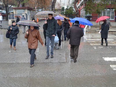 Edirne'de yağışlar hafta sonuna kadar devam edecek